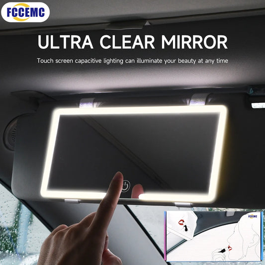 Car Sun Visor LED Makeup Mirror